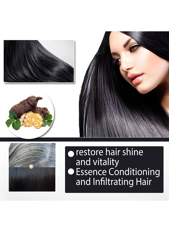 EELHOE Natural Darkening Shampoo, Instant & Long-lasting Hair Color Shampoo in Minutes, Gray Hair Coverage for Men & Women, Natural Shampoo Hair Dye for All Hair Types - Image 4